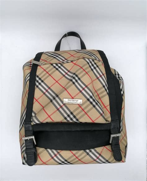 burberry canvas backpacks|authentic Burberry backpack.